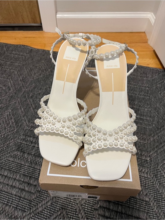 Dolce Vita Shoes - Dolce Vita White Pearl Heels